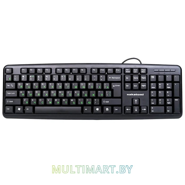 Клавиатура Nakatomi KN-02U Black